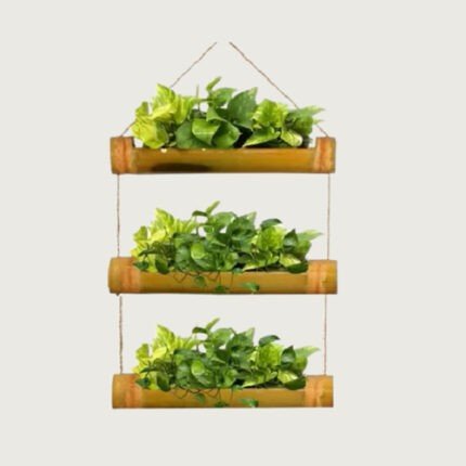 3 Step Hanging Bamboo Planter A