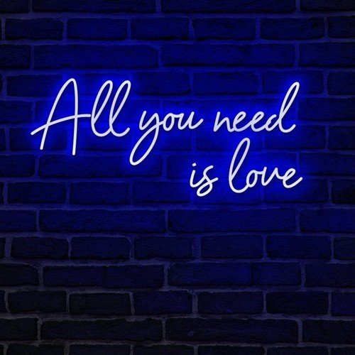 All you need is love neon sign 01
