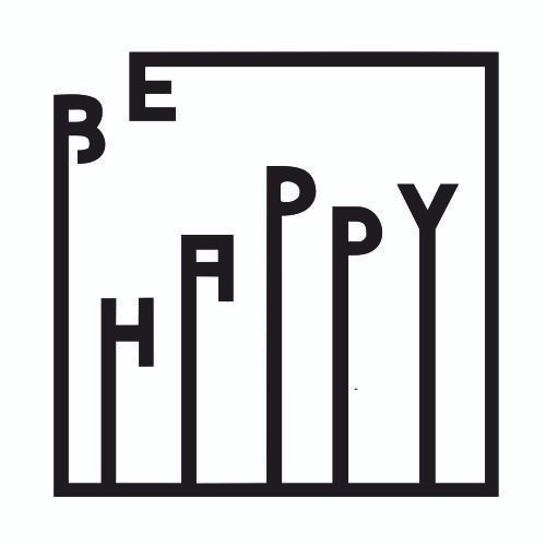 Be Happy Metal Wall Quotes 02