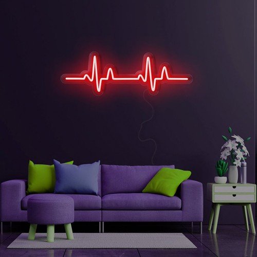 Heart Beat Neon Sign 02