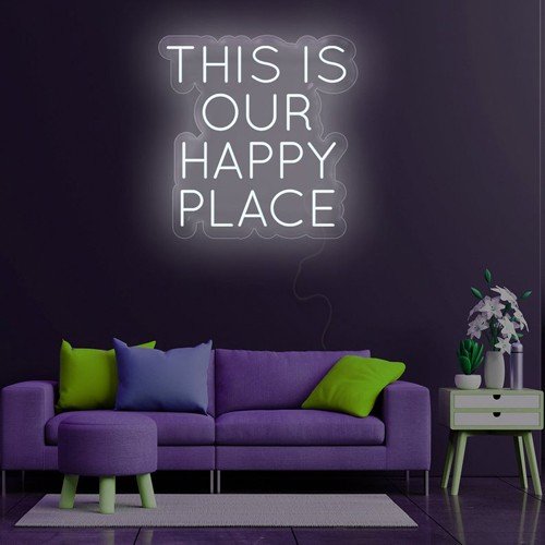 This is Our Happy Place Neon Sign 02