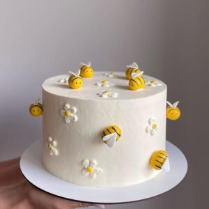 Bumble and Bloom Cake
