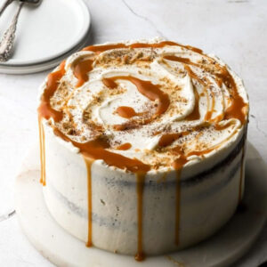 Classic Caramel Drip Cake