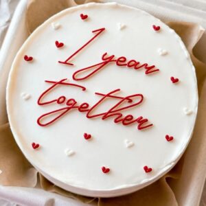 Anniversary Mini Hearts Cake