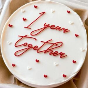 Anniversary Mini Hearts Cake