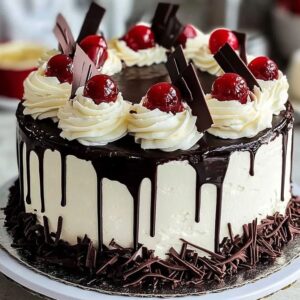 Black Forest Ganache Drip Cake - 2kg