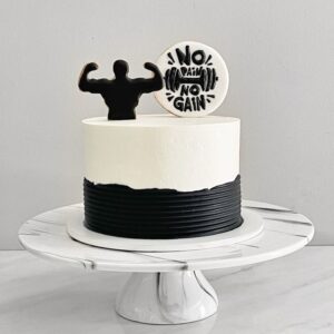 No Pain No Gain Fitness Cake