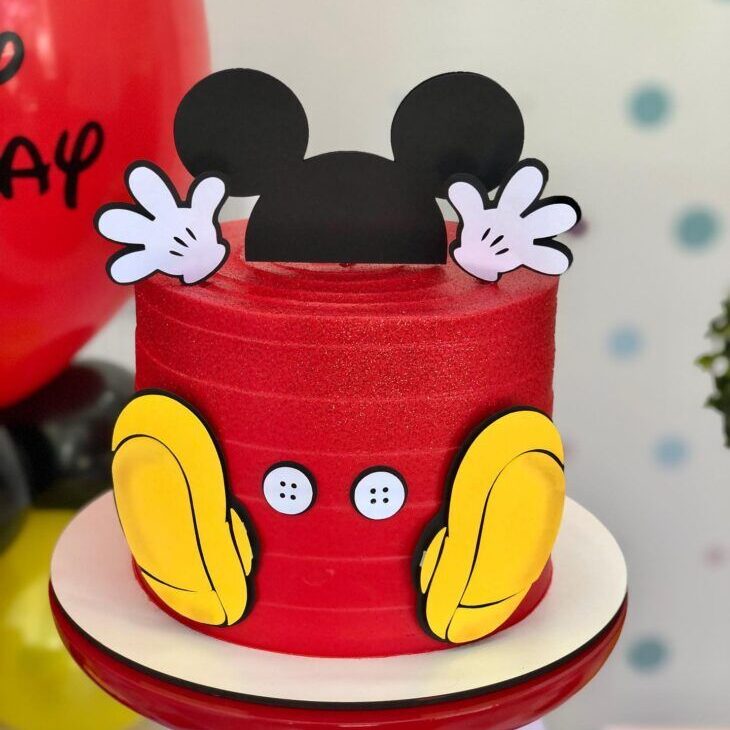 Bolo do Mickey_ 100 ideias que vão te levar para a Disney