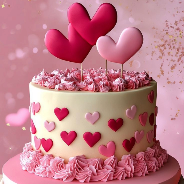 Sweetheart Valentine Cake