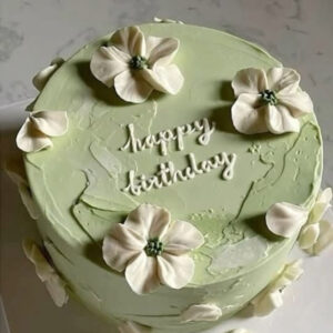 Sage Garden Floral Cake