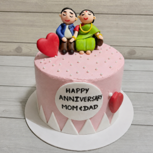 Mom Dad Anniversary Cake