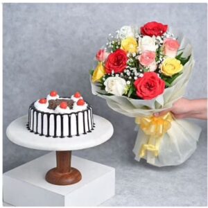 The Black Forest and Mixed Roses Duo