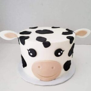 Playful Spotted Cow Character Cake - 1kg