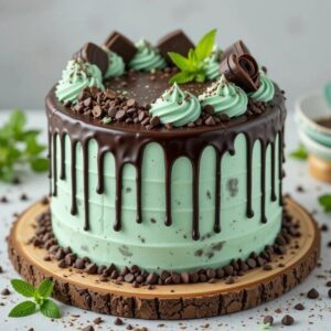 Mint Chocolate Cake