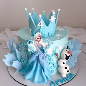 Winter Magic Elsa Cake