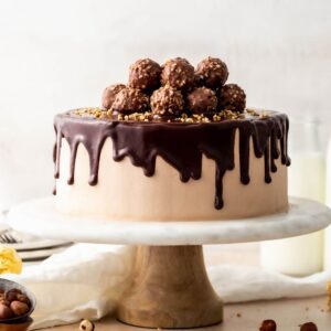 Decadent Mocha Rocher Drip Cake