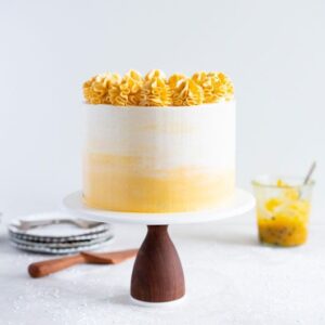 Yellow Ombre Ruffle Cake