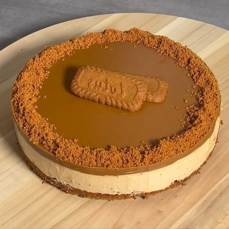 No-Bake Biscoff Cheesecake