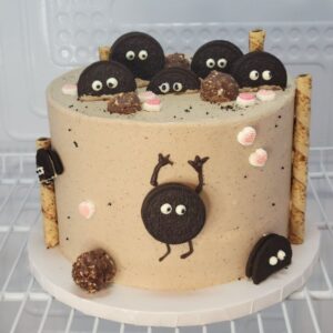 Spooky Oreo and Mocha Cake