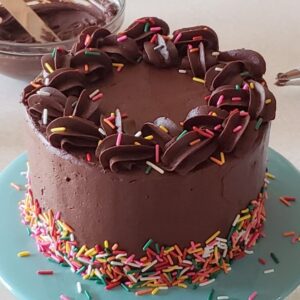 Heavenly Chocolate Funfetti Cake