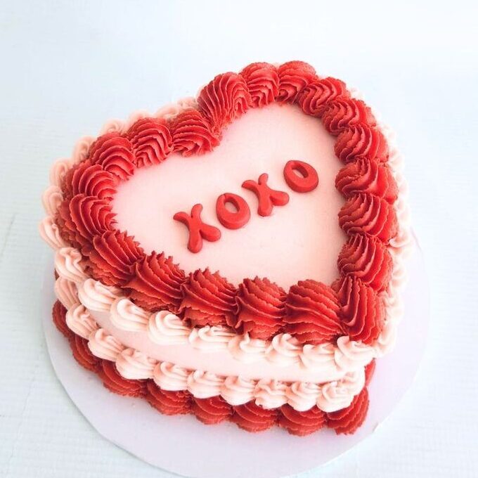 Retro Heart Red