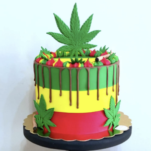 High Vibe Birthday Cake