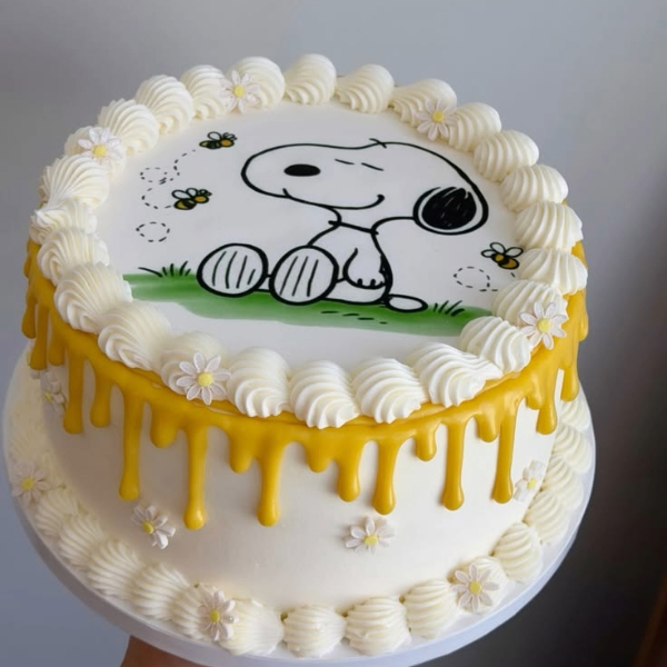 Nostalgic Snoopy and Friends Cake