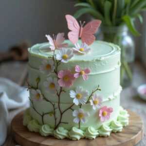 Blooming Spring Botanical Cake