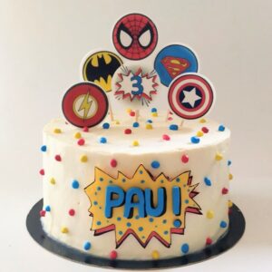 Avenger Logo Emblem Cake