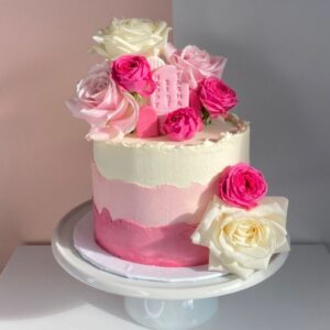 Fresh Floral Birthday Cake - 2kg