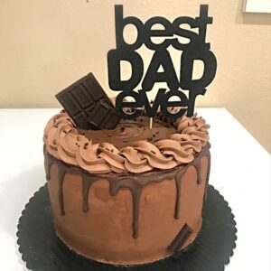 Midnight Truffle Best Dad Ever Cake