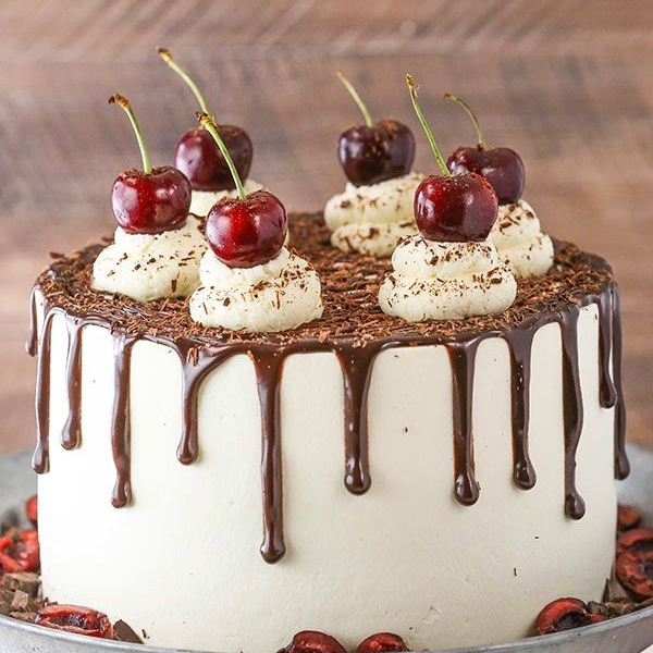 Classic Black Forest Drip Cake