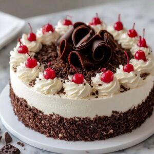 Open-Bloom Black Forest Cake