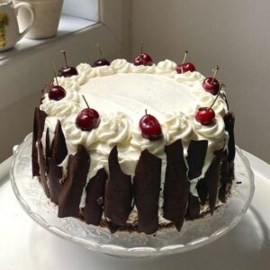 Rustic Black Forest Shards Cake