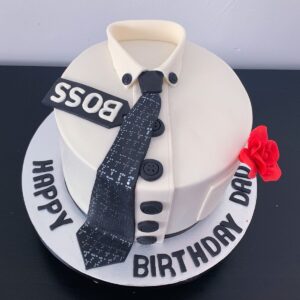 Tie And Collar Boss Cake