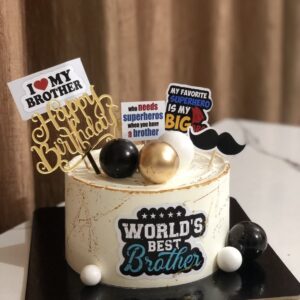 Superhero Sibling Milestone Cake