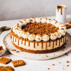 Caramel Drip Cheesecake