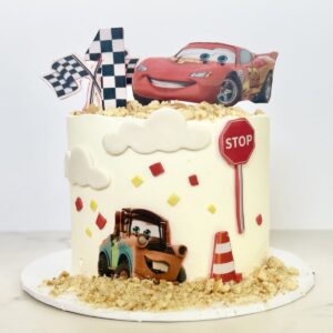Cars Theme Cake