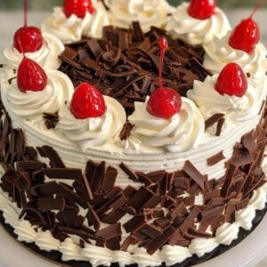 Traditional Cherry Bliss Black Forest Cake