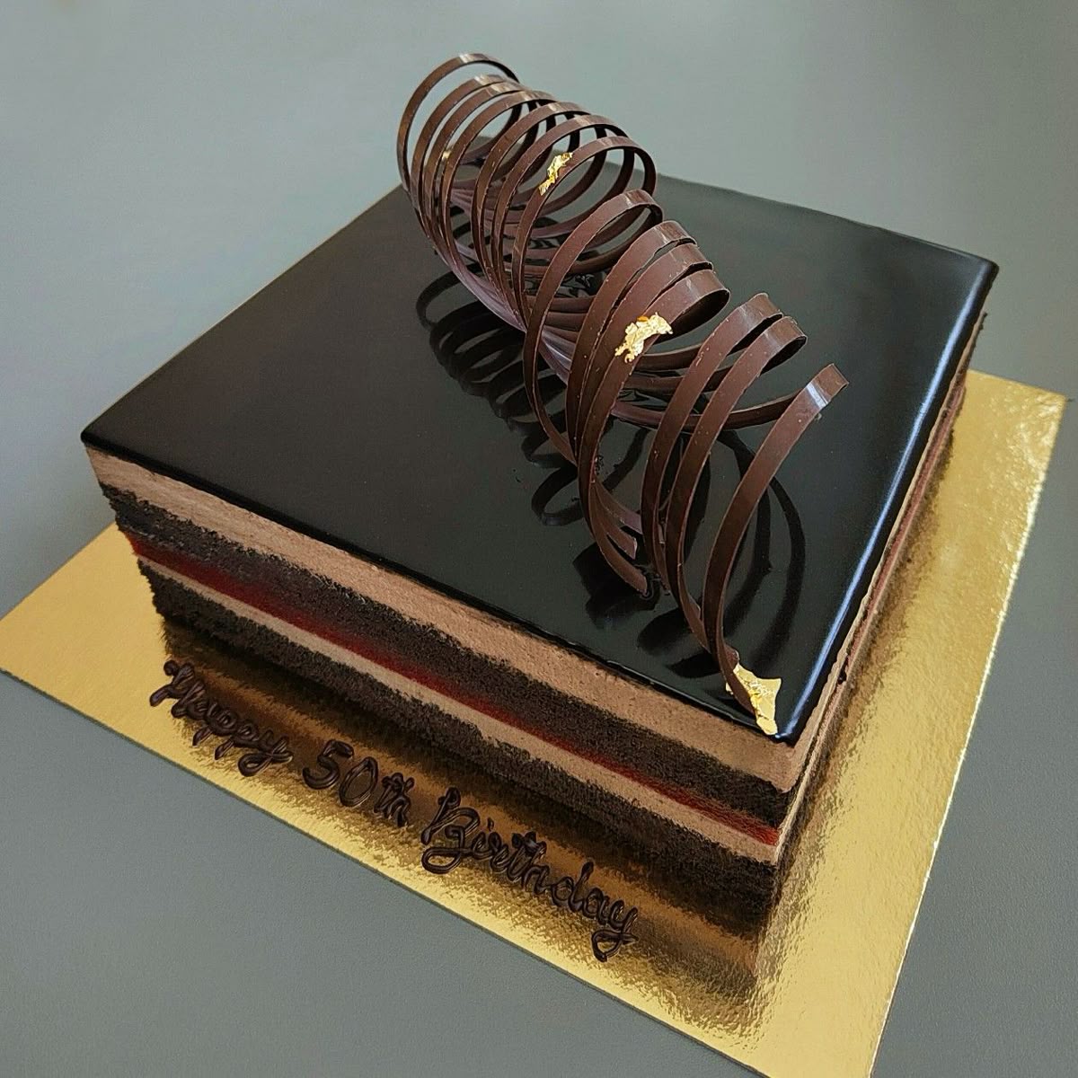 choco glaze cake