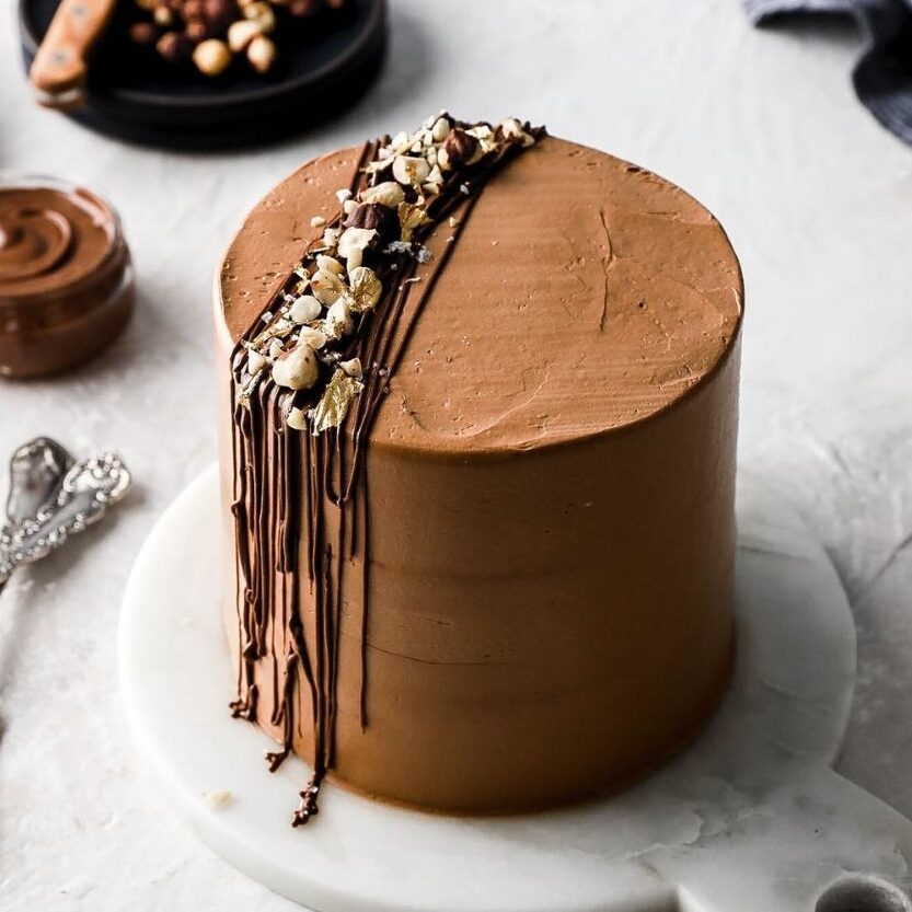 choco hazelnut cake