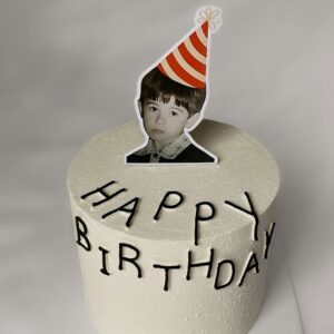 Custom Birthday Photo Cake