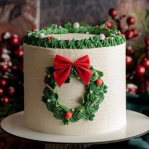 Christmas Special Wreath Cake