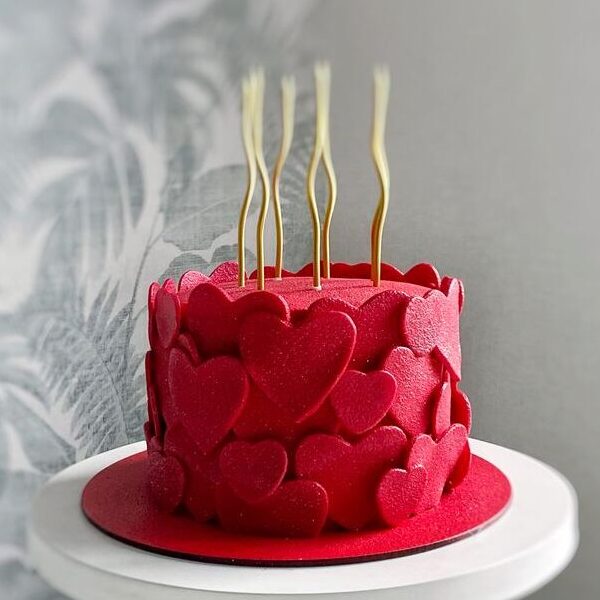 Heart Loaded Love Cake