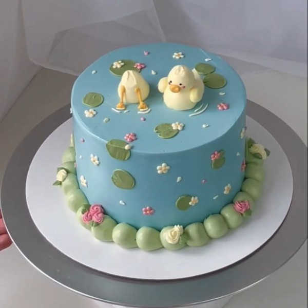 Duck Pond Duo Friendship Cake