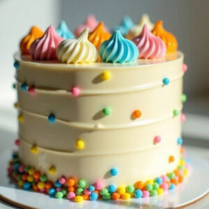 Pastel Party Parade Cake