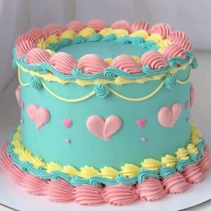 Pastel Royalty Lambeth Cake