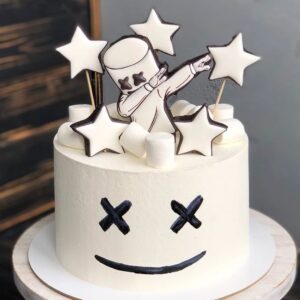 Marshmello DJ Theme Cake - 1kg