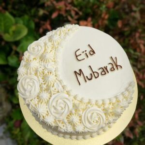Crescent Moon Eid Cake