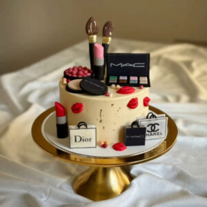 Rouge Makeup Cake
